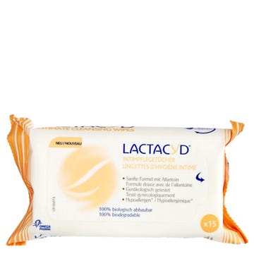 lactacyd intimpflegetücher 15sk intimpflege mittig amorana