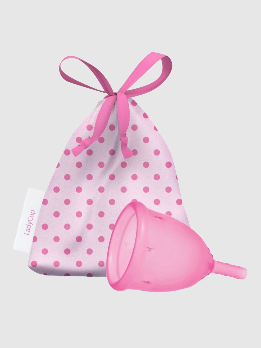 Image of Ladycup (small), Rosa, Medizinisches Silikon - Amorana