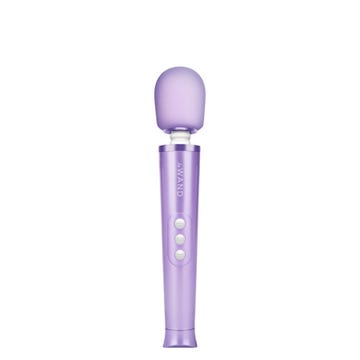 le wand petit rechargeable vibrating massager stabvibrator violett unten