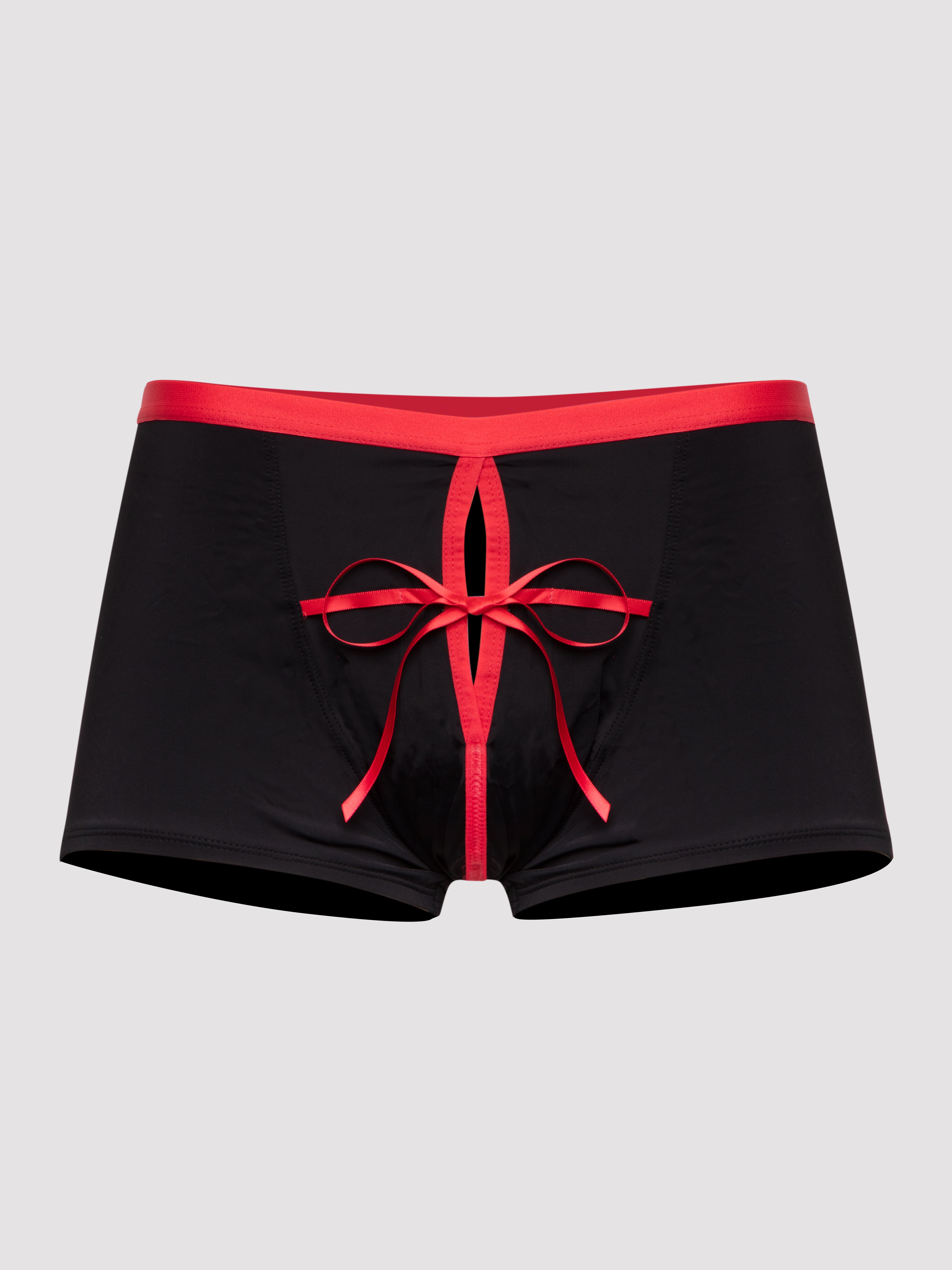LHM Unwrap Me Boxershorts für Männer, Schwarz - L / XL - Amorana