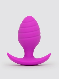 Lovehoney Booty Bliss – Silikon-Analplug mit gewölbter Form und strukturierter Oberfläche