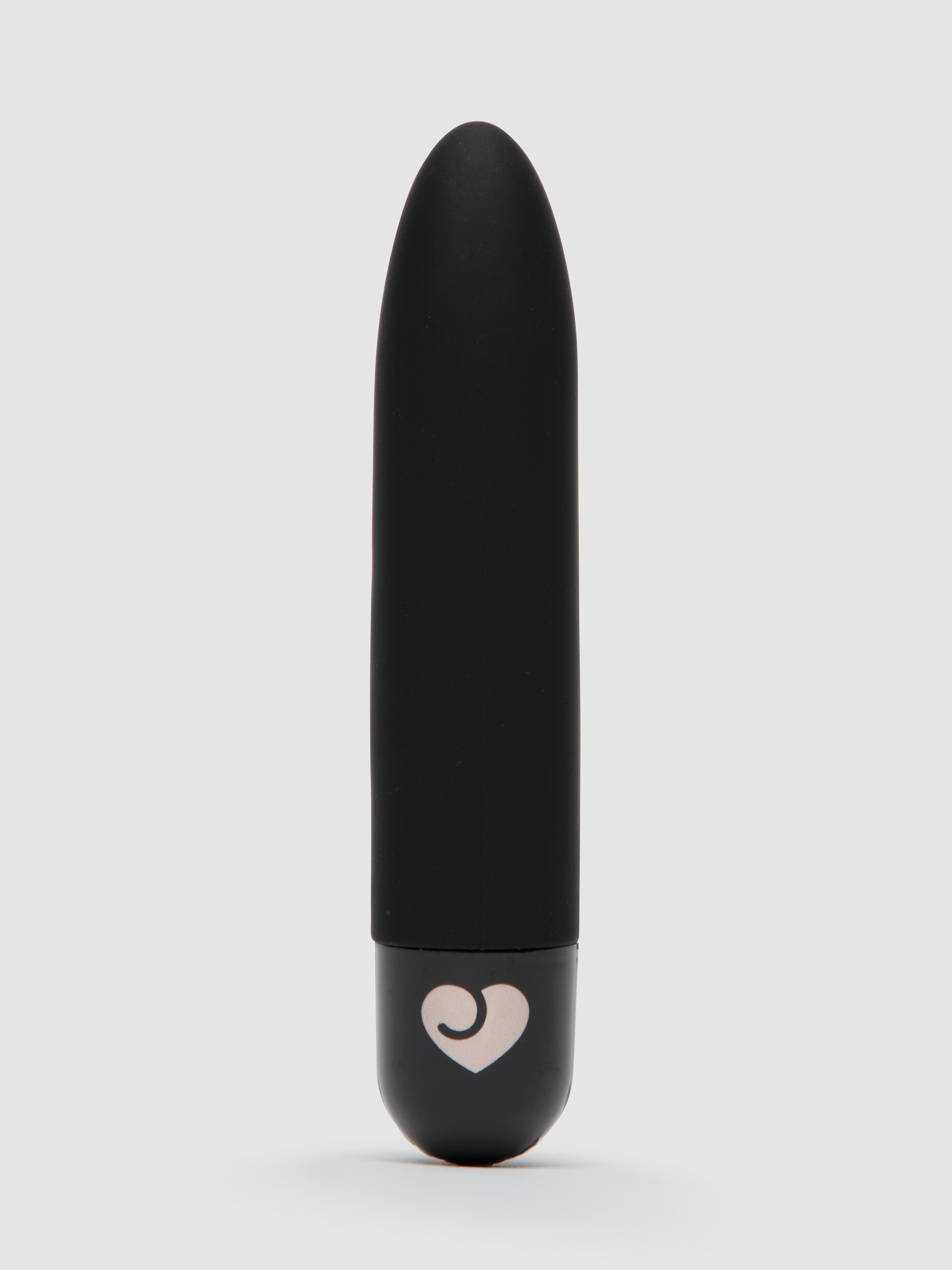 Lovehoney Mini Thrill aufladbarer Bullet-Vibrator aus Silikon, Schwarz - Amorana