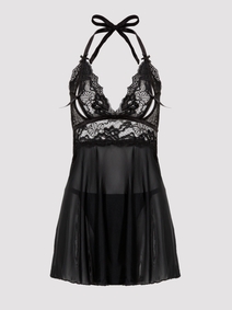 Lovehoney Peek-a-Boo Lace Babydoll Set