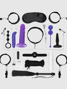 Lovehoney All You Need Bondage Kit (20 Piece) details inhalt 