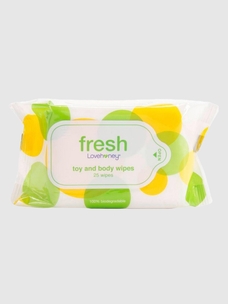 Lovehoney Fresh Biodegradable Sex Toy & Body Wipes (25 Pack) amorana