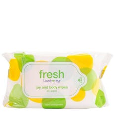 Lovehoney Fresh Biodegradable Sex Toy & Body Wipes (25 Pack) amorana
