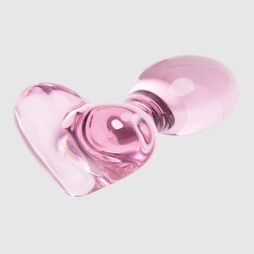 Lovehoney Small Heart Glass Butt Plug 3 Inch amorana 