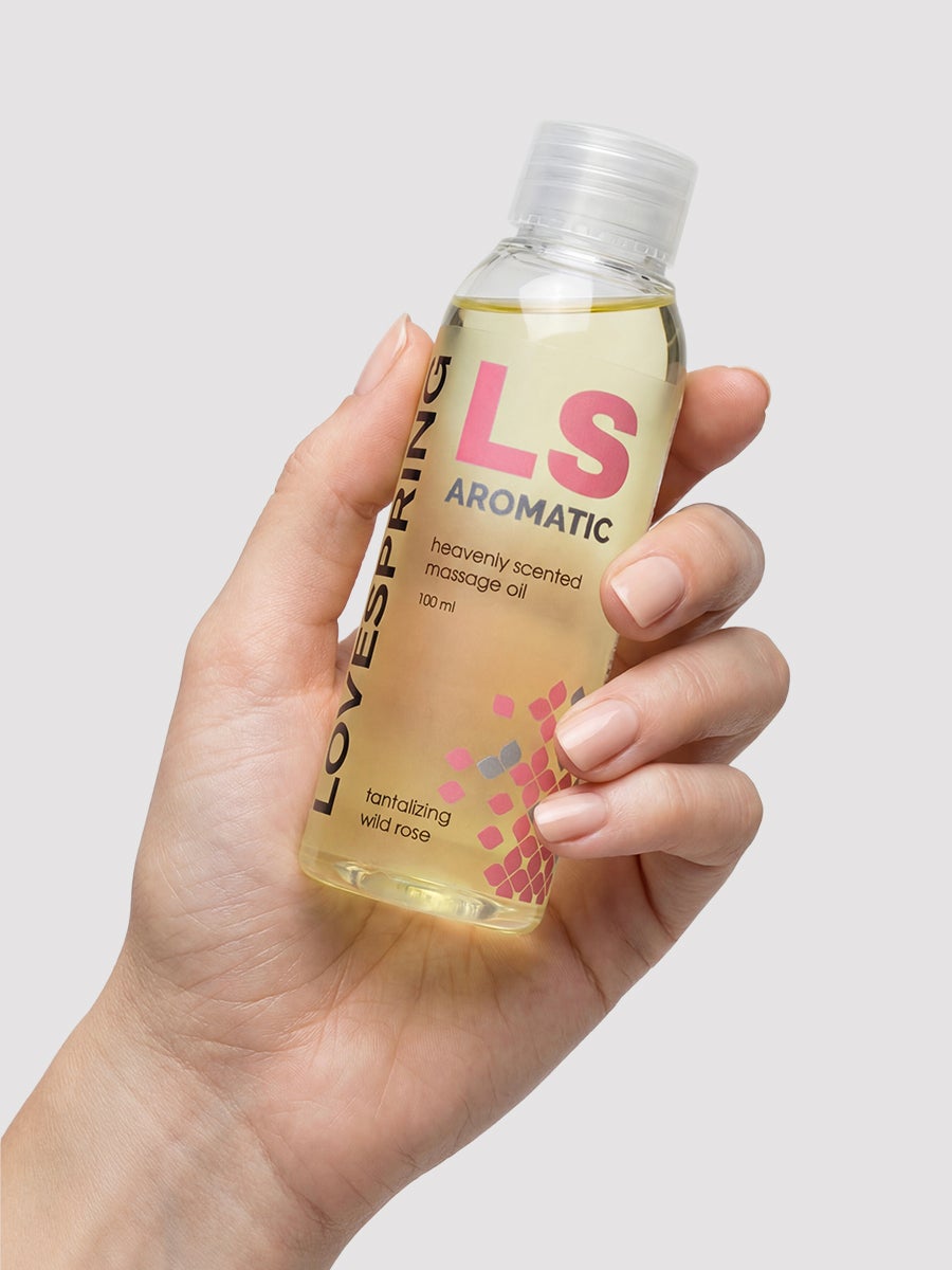 Lovespring LS Aromatic Massage Oil[Transparent-100 ml], Wild Rose - Amorana