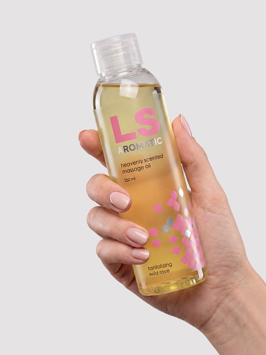 Lovespring LS Aromatic Warming Massage Oil 250 ml, Rose - Amorana