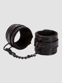 Bondage Boutique Black Rose Menottes Doublure Simili Fourrure
