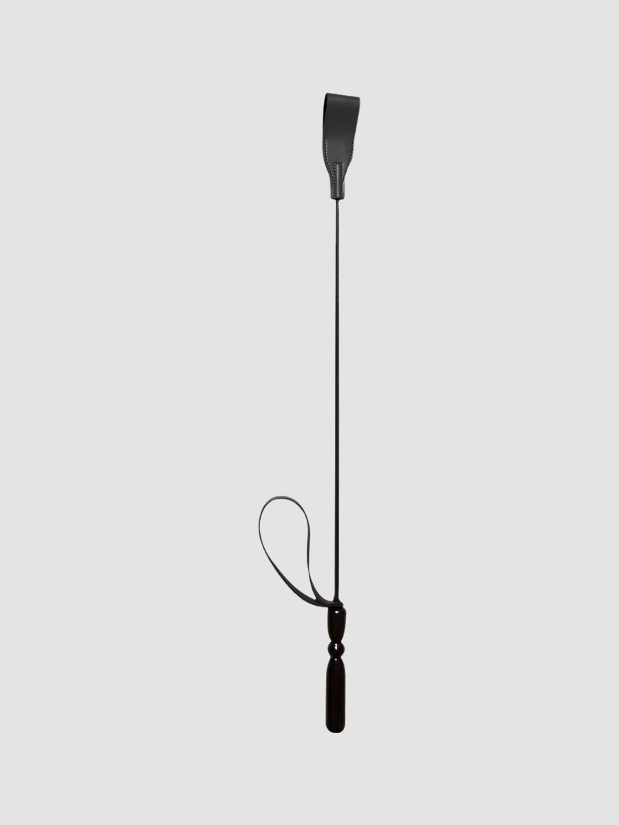 Image of Bondage Boutique Schmale Reitgerte, Schwarz - Amorana
