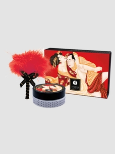 SHUNGA Poudre de Massage Kissable Vin pétillant à la Fraise