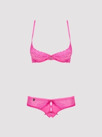 Obsessive Alabastra Pink Dessous Set Amorana Packshot Front