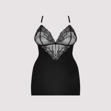 Obsessive Estella Kleidchen Schwarz Packshot von Vorne Amorana