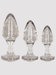 Ouch Acrylic Anal Plug 3er Set