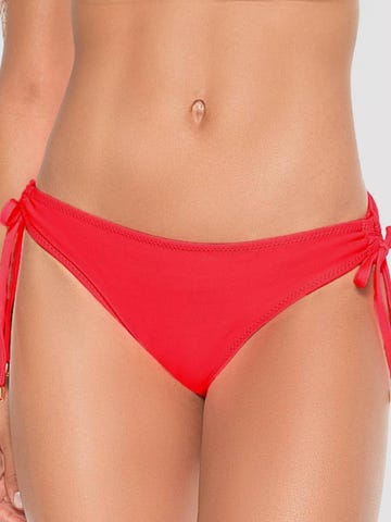 phax color mix cheeky red bikini bottom rot closeup vorne Amorana
