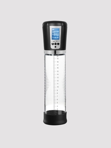 Pumped premium rechargeable automatic lcd pump penispumpe frontal