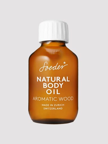 soeder natural body oil aromatic wood front amorana