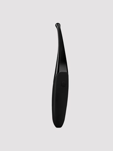 senzi pinpoint vibrator schwarz klitoris vibrator frontbild amorana