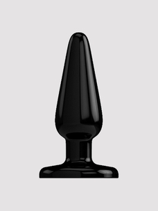 shots toys rubber plug anal plug schwarz large amorana