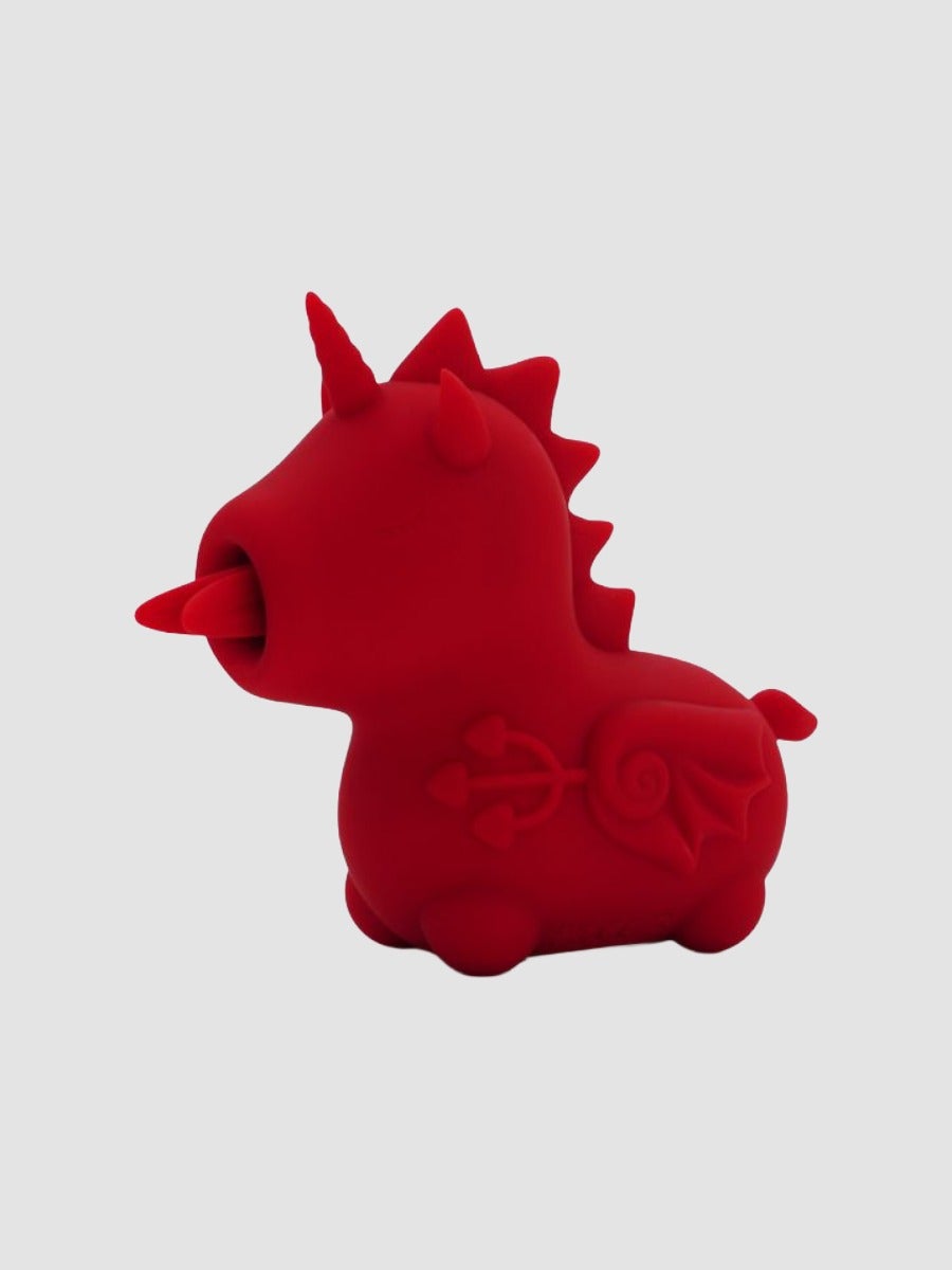 Unihorn Blaze Diablo Wiederaufladbarer Flackernder Klitorisvibrator - Amorana