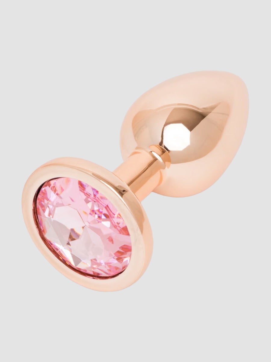 Lovehoney Roségold Anal Plug mit Edelsteinen - Amorana