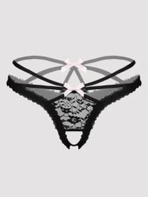 Lovehoney String fendu dos lanières dentelle