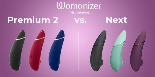 Womanizer Next comparé au Womanizer Premium 2