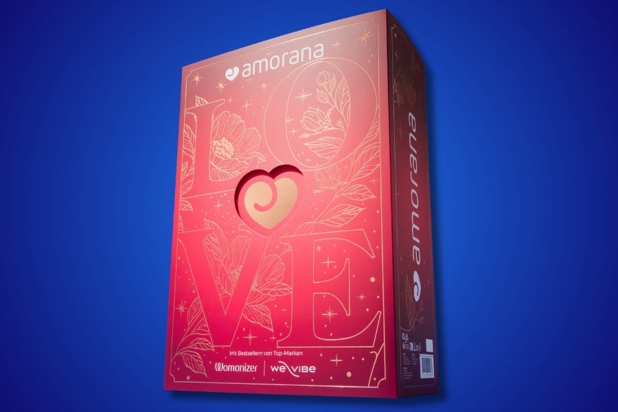 Calendrier de l'Avent Amorana Premium 2026 : calendrier de l'Avent érotique avec des toys haut de gamme Calendrier de l'Avent Amorana Premium 2026, au design rouge élégant, contenant des surprises haut de gamme