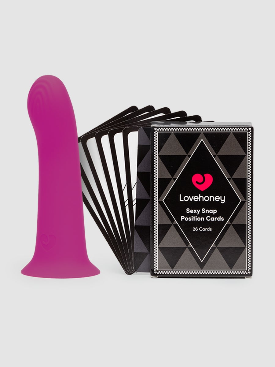 Gode à ventouse (compatible avec le bullet) et jeu de cartes