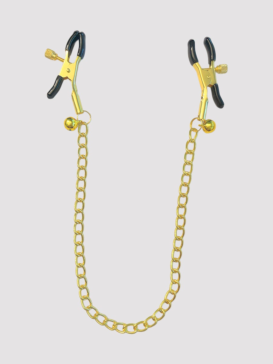 Pinces à tétons avec chaîne