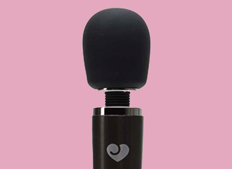 Lovehoney Deluxe black massage vibrator wand